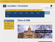 Tablet Screenshot of 1986.undclass.org