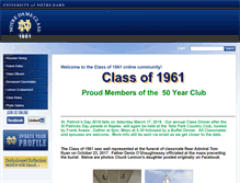 Tablet Screenshot of 1961.undclass.org