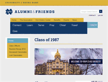 Tablet Screenshot of 1987.undclass.org